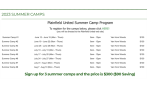 2023 SUMMER CAMPS